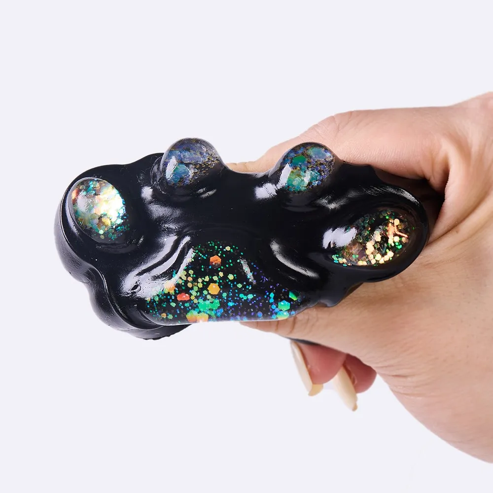 100g Black-bling Paw Taba Squishy — photo 2
