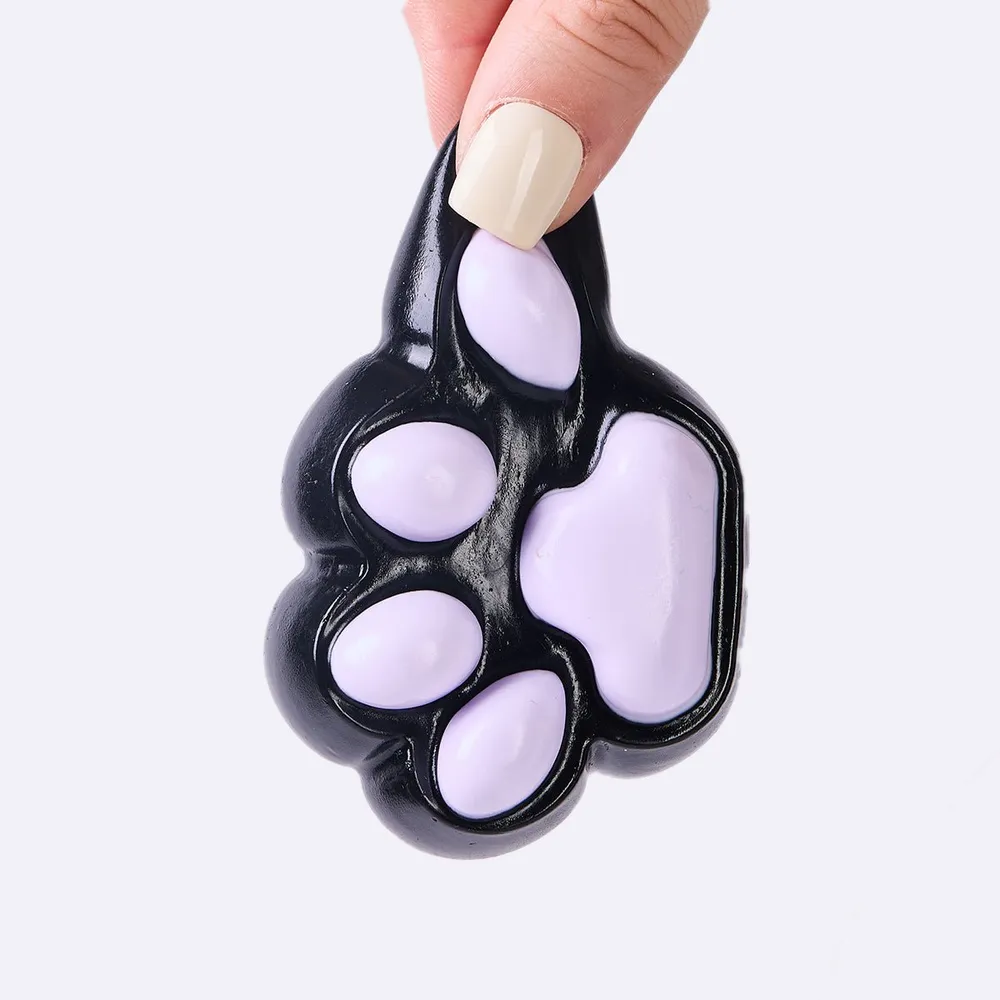 100g Black-purple Paw Taba Squishy — photo 4