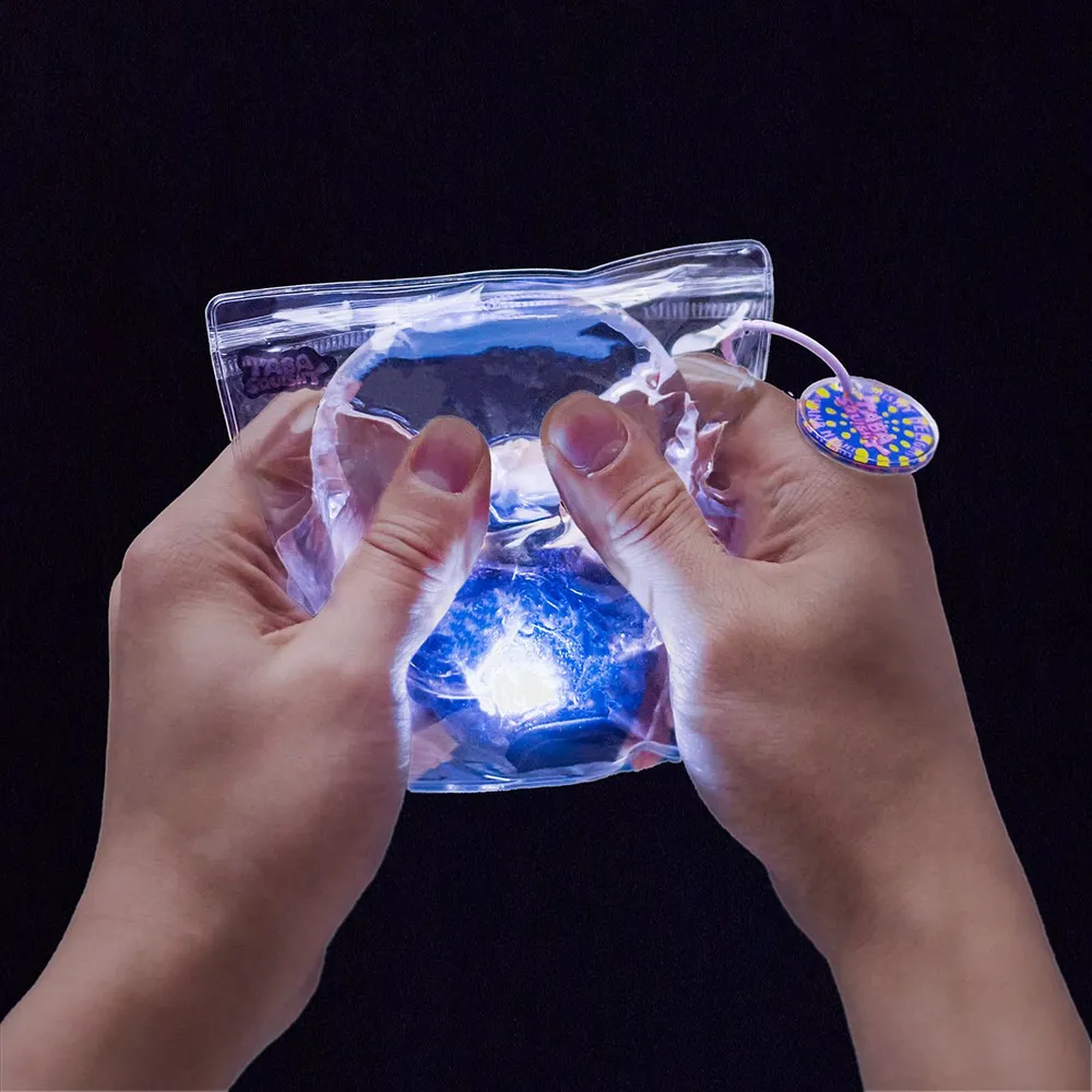 100g Clear Skull with Light Taba Squishy — photo 4
