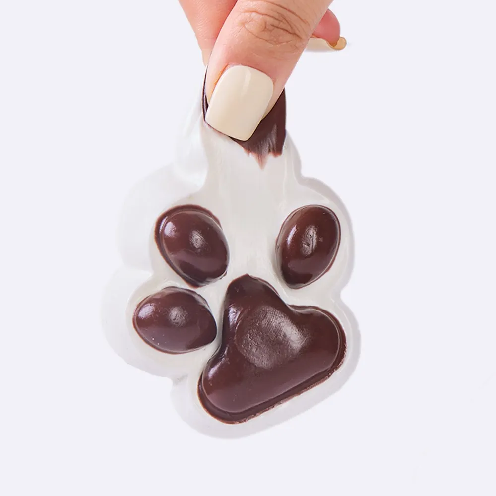 100g White-Choco Paw Taba Squishy — photo 4