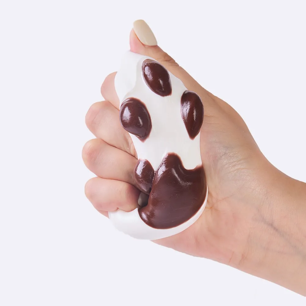 100g White-Choco Paw Taba Squishy — photo 5