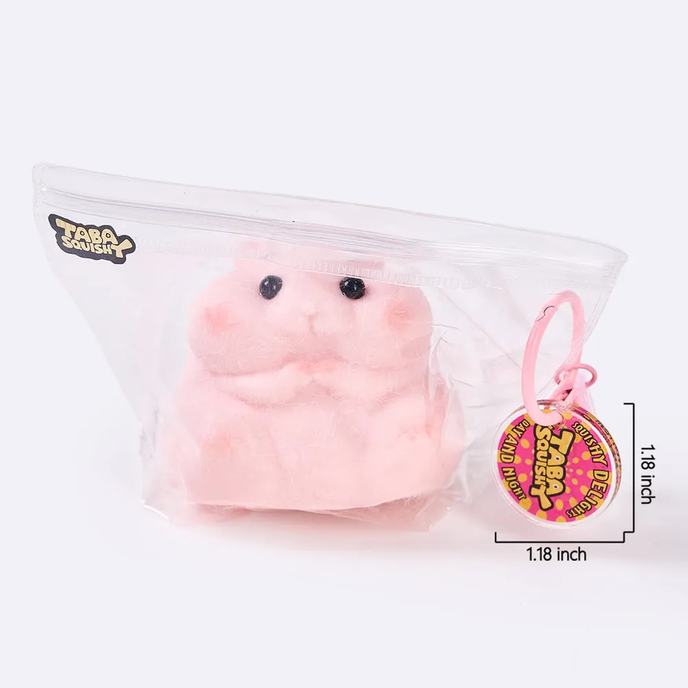 150g Pink Hamster Taba Squishy — photo 6