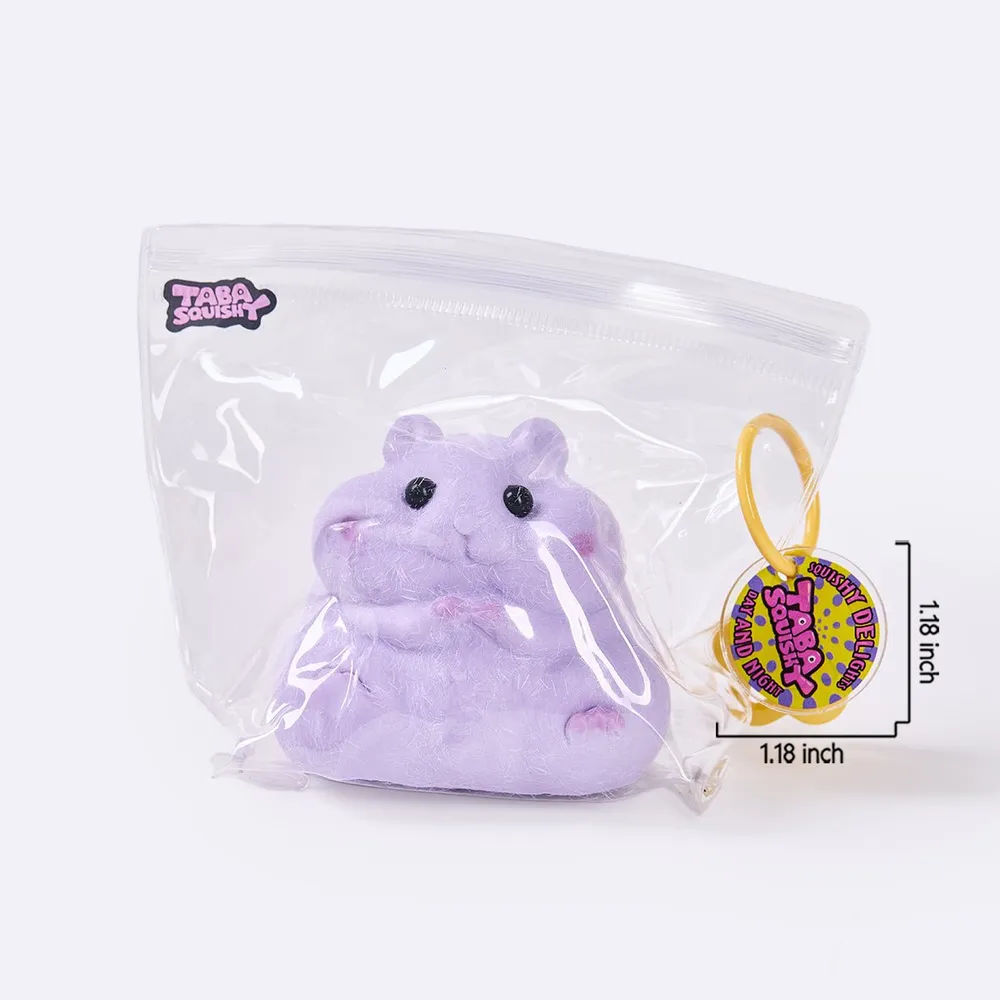 150g Purple Hamster Taba Squishy — photo 6