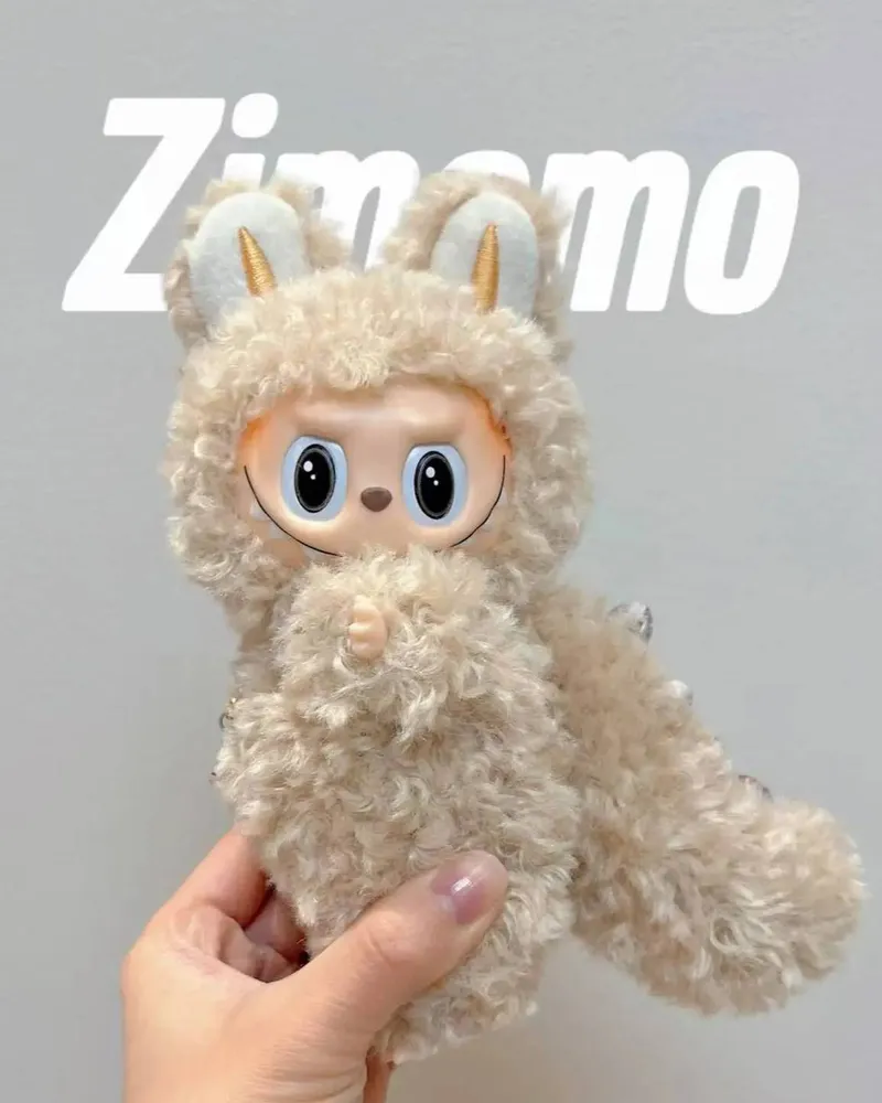 18cm Retrofit Fox Labubu Plush Toy - Handmade Unique Labubu Custom Design — photo 4