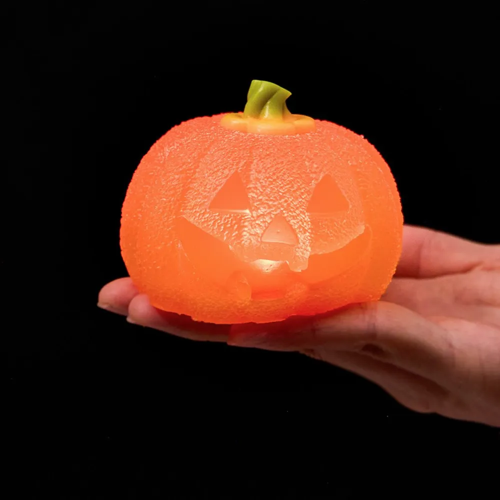 200g Clear Pumpkin with Red Light Taba Squishy — photo 3