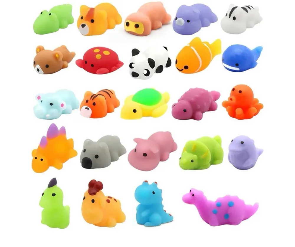 24 Mochi Animal Squishies Set