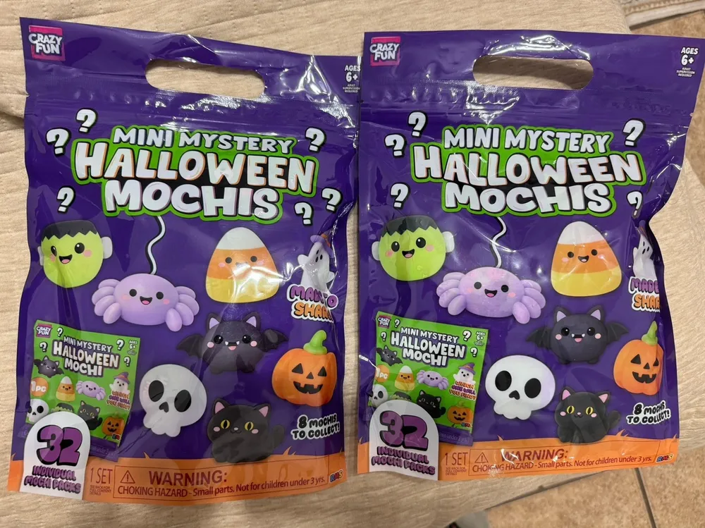 32-Pack Mini Mystery Halloween Mochi Squishies