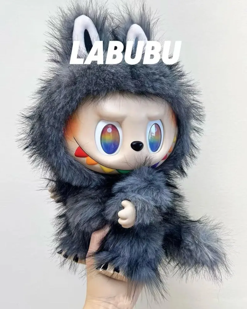 38cm Retrofit Labubu Plush Toy - Handmade Unique Labubu Custom Design — photo 2