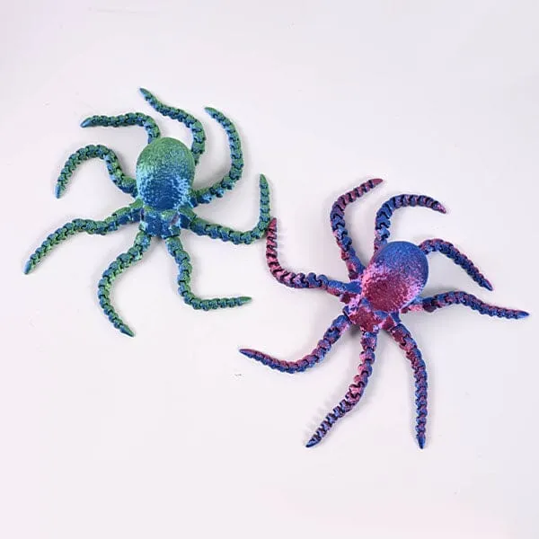 3D Treasures 3D-Printed Articulated Octopus Fidget Toy (Multiple Colors) — photo 4