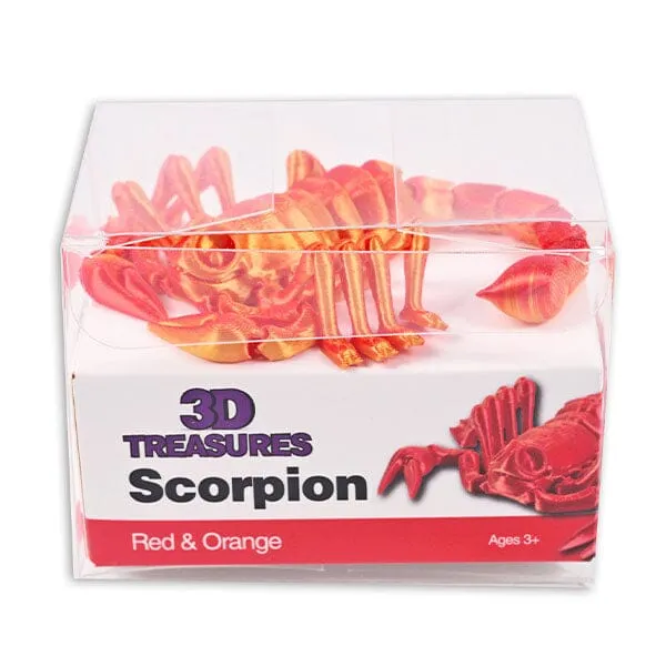 3D Treasures 3D-Printed Articulated Scorpion Fidget Toy (Multiple Colors) — photo 2