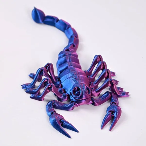 3D Treasures 3D-Printed Articulated Scorpion Fidget Toy (Multiple Colors) — photo 4