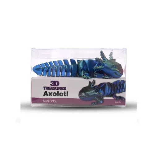 3D Treasures 3D-Printed Axolotl Fidget Toy - Multiple Colours — photo 3