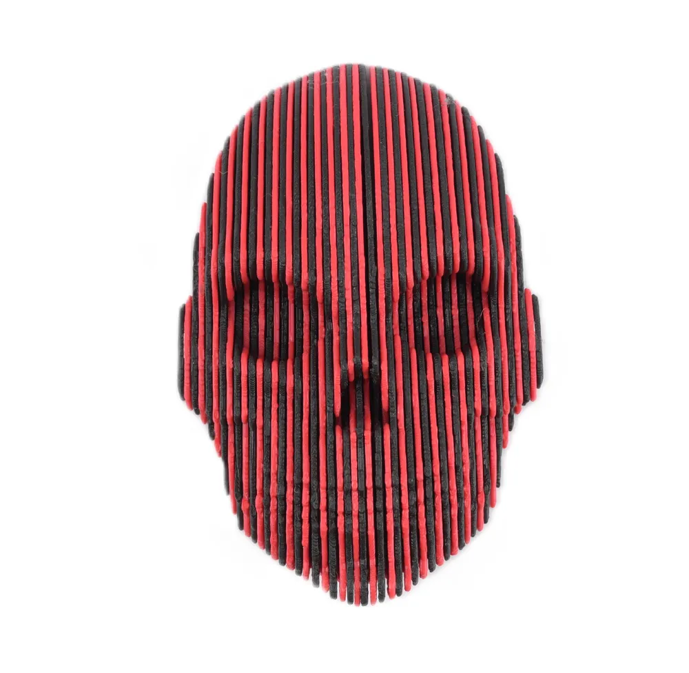 3D Treasures 3D-Printed Optical Illusion Morph Skull with Display Stand — photo 3