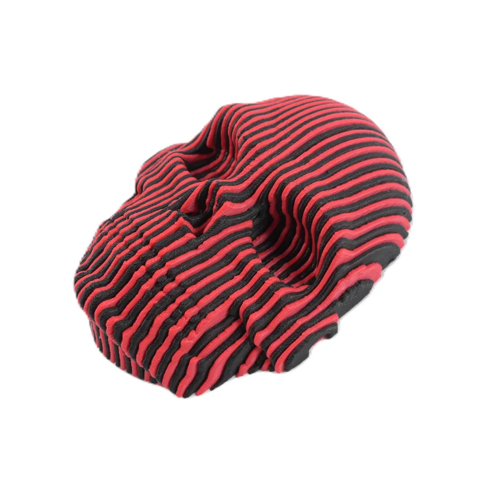 3D Treasures 3D-Printed Optical Illusion Morph Skull with Display Stand — photo 6