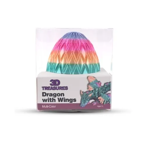 3D Treasures 3D-Printed Winged Dragon Scale Egg Fidget Toy - Multiple Colours — photo 2