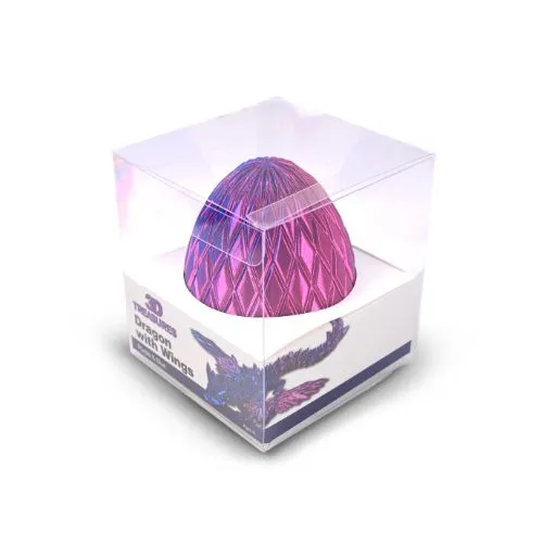 3D Treasures 3D-Printed Winged Dragon Scale Egg Fidget Toy - Multiple Colours — photo 3