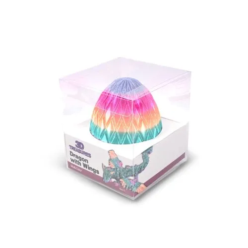 3D Treasures 3D-Printed Winged Dragon Scale Egg Fidget Toy - Multiple Colours — photo 4