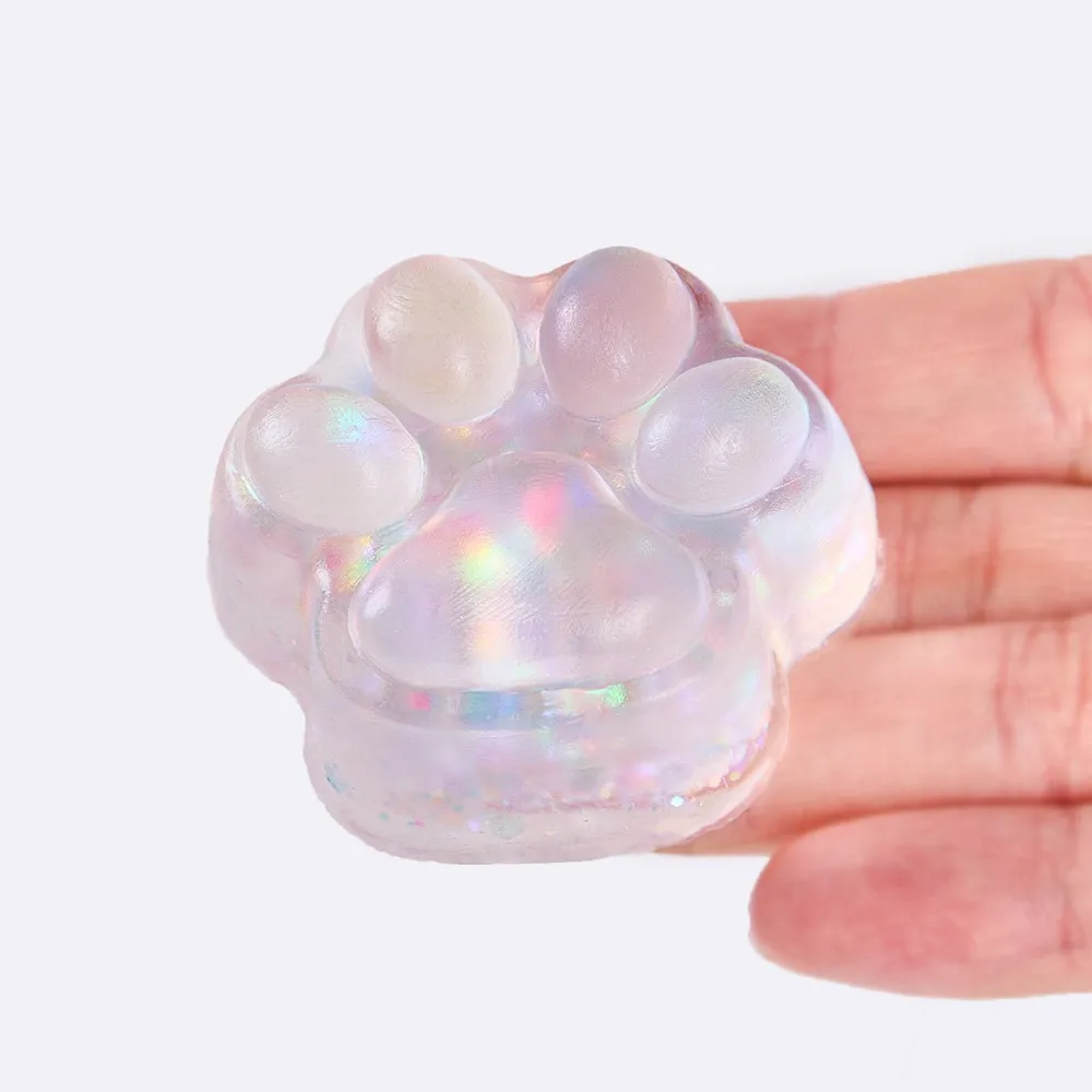45g Blingbling Clear Paw Taba Squishy — photo 4