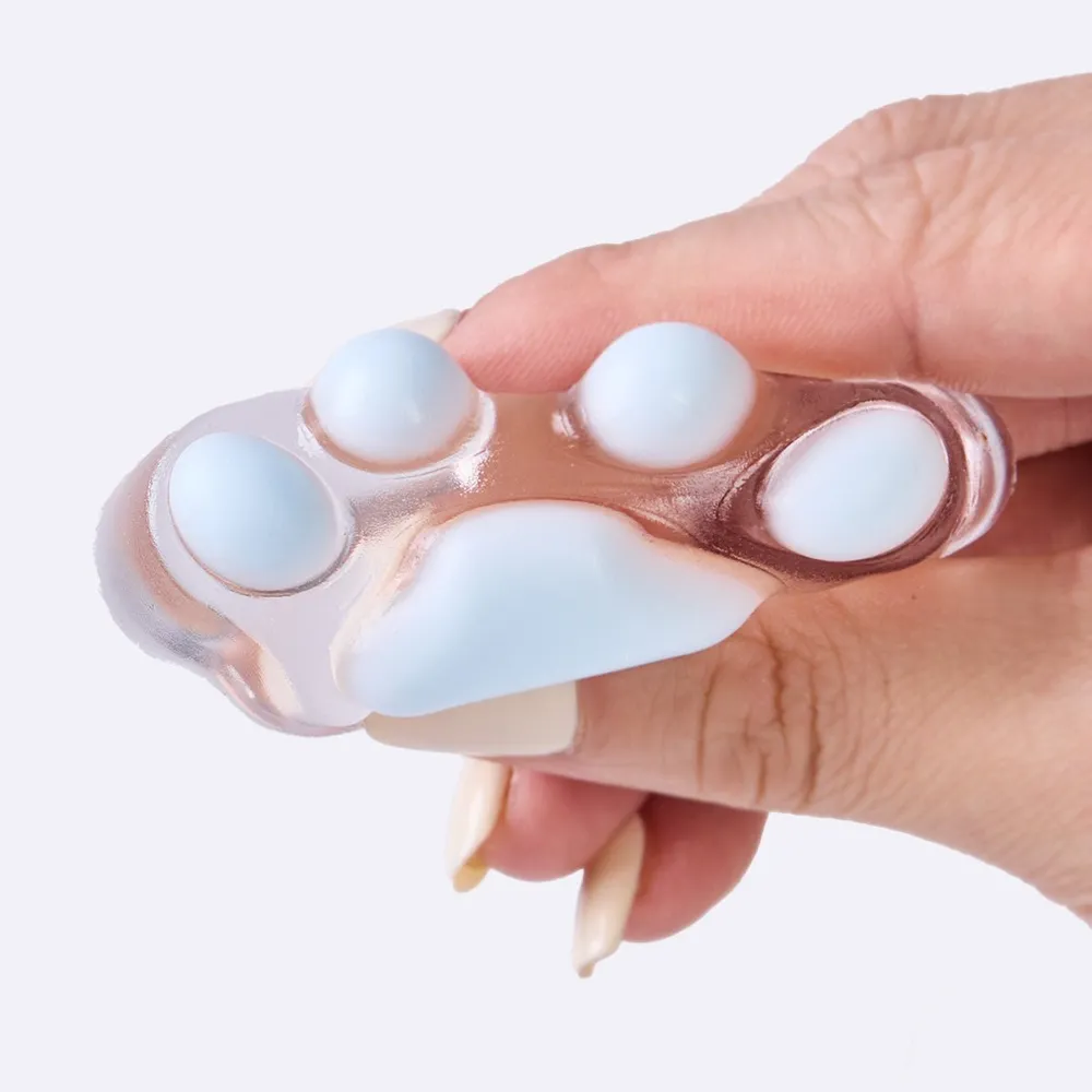 45g Transparent-blue Paw Taba Squishy — photo 2