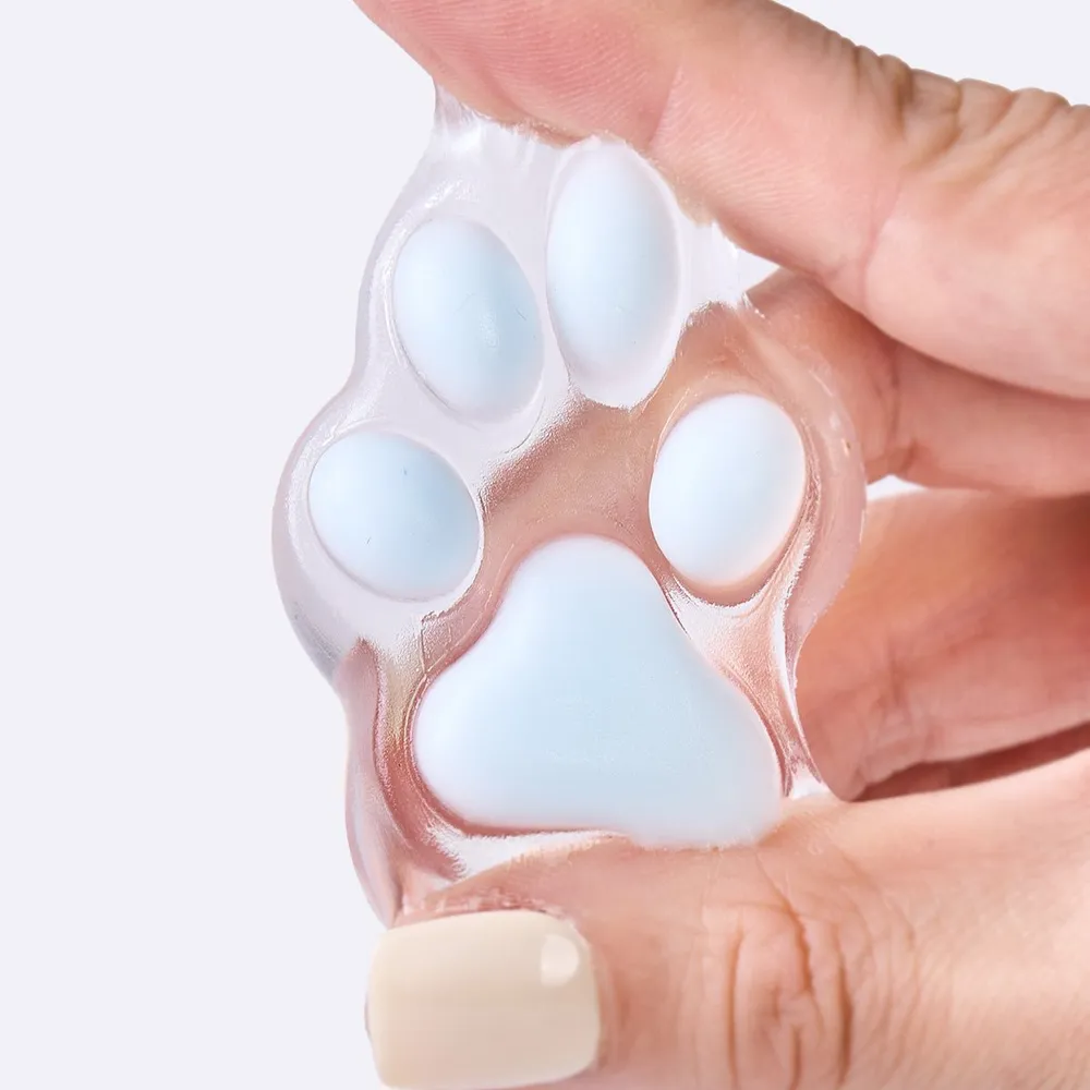 45g Transparent-blue Paw Taba Squishy — photo 4