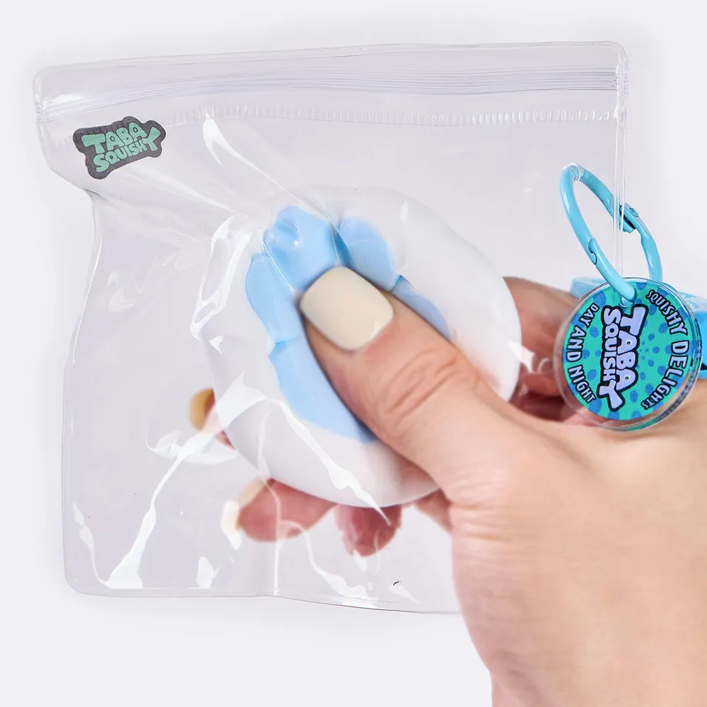 45g White-blue Paw Taba Squishy — photo 5