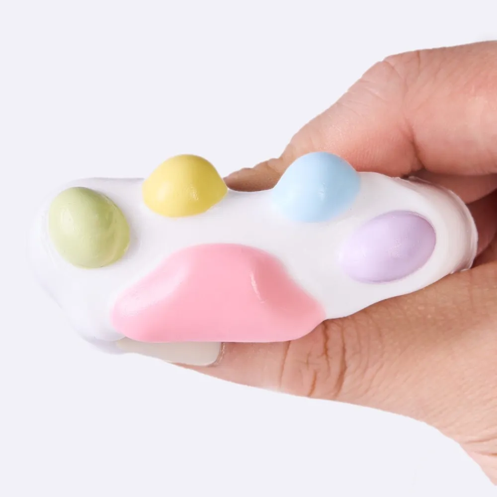 45g White-colorful Paw Taba Squishy — photo 2