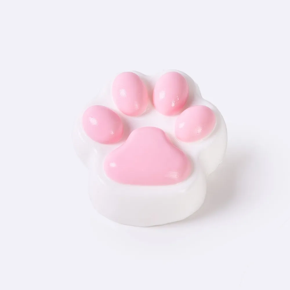 45g White-pink Paw Taba Squishy