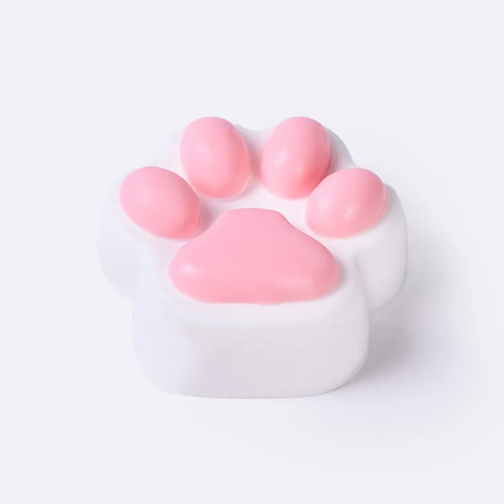 45g White-pink Paw Taba Squishy