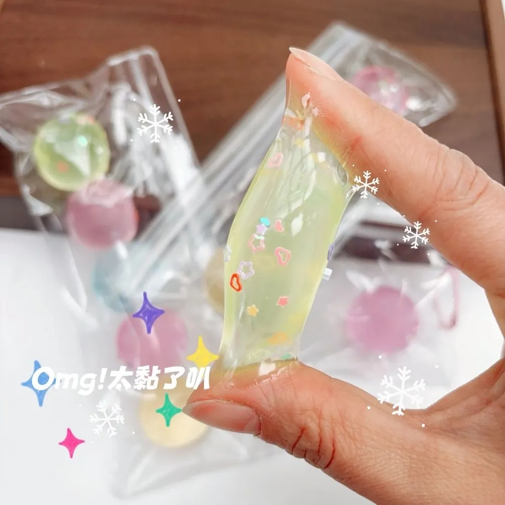 5 Translucent Balls Squishy Stress Relief Decompression Toy — photo 4
