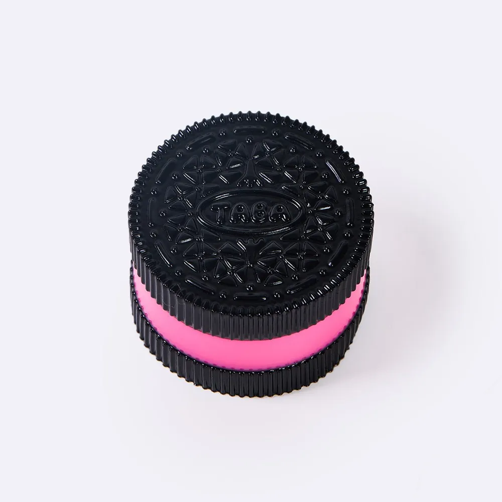 60g Black-fuchsia Sandwich Cookie Taba Squishy