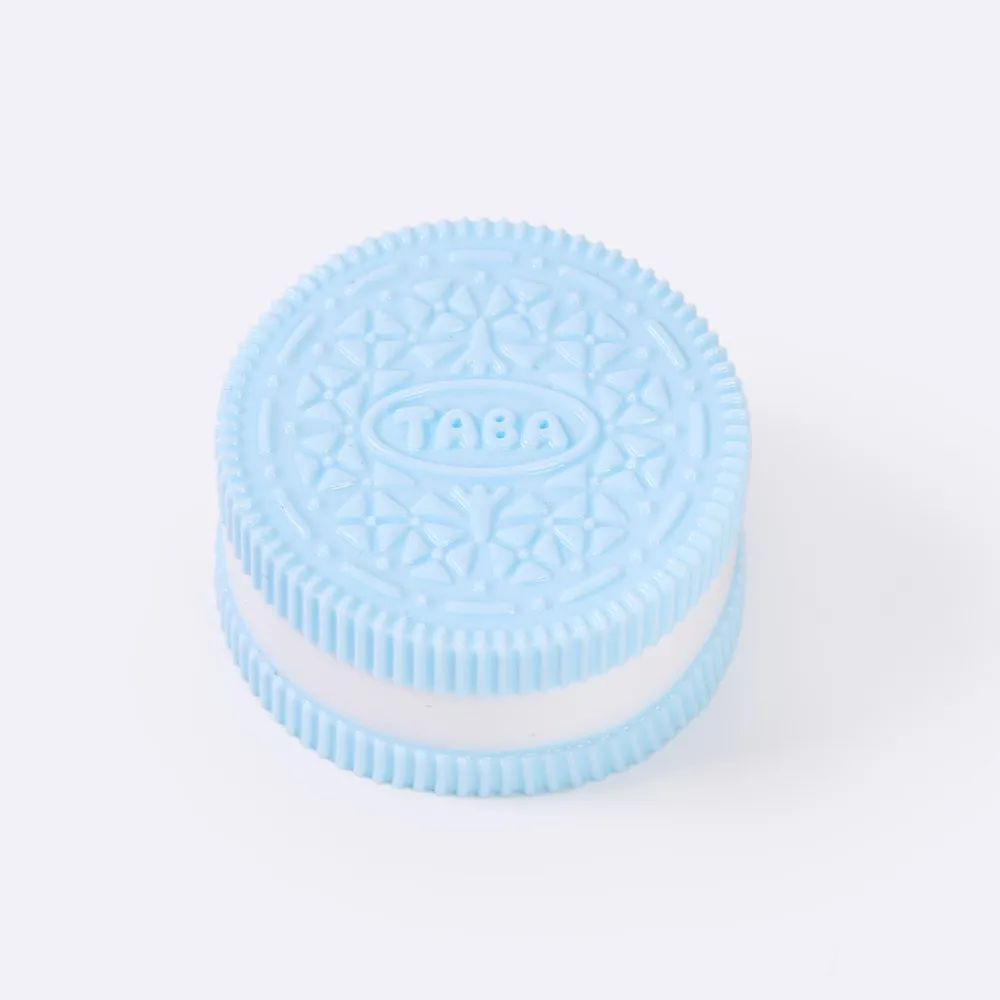 60g Blue-white Sandwich Cookie Taba Squishy