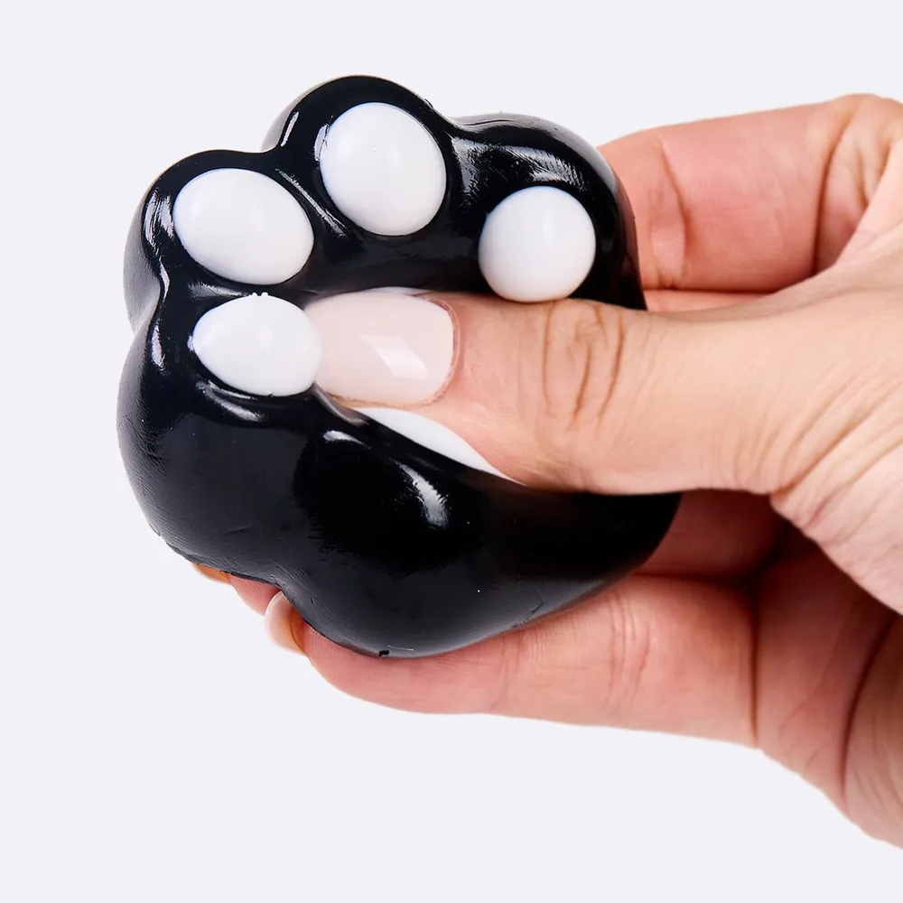 62g Black-white Paw Taba Squishy — photo 3