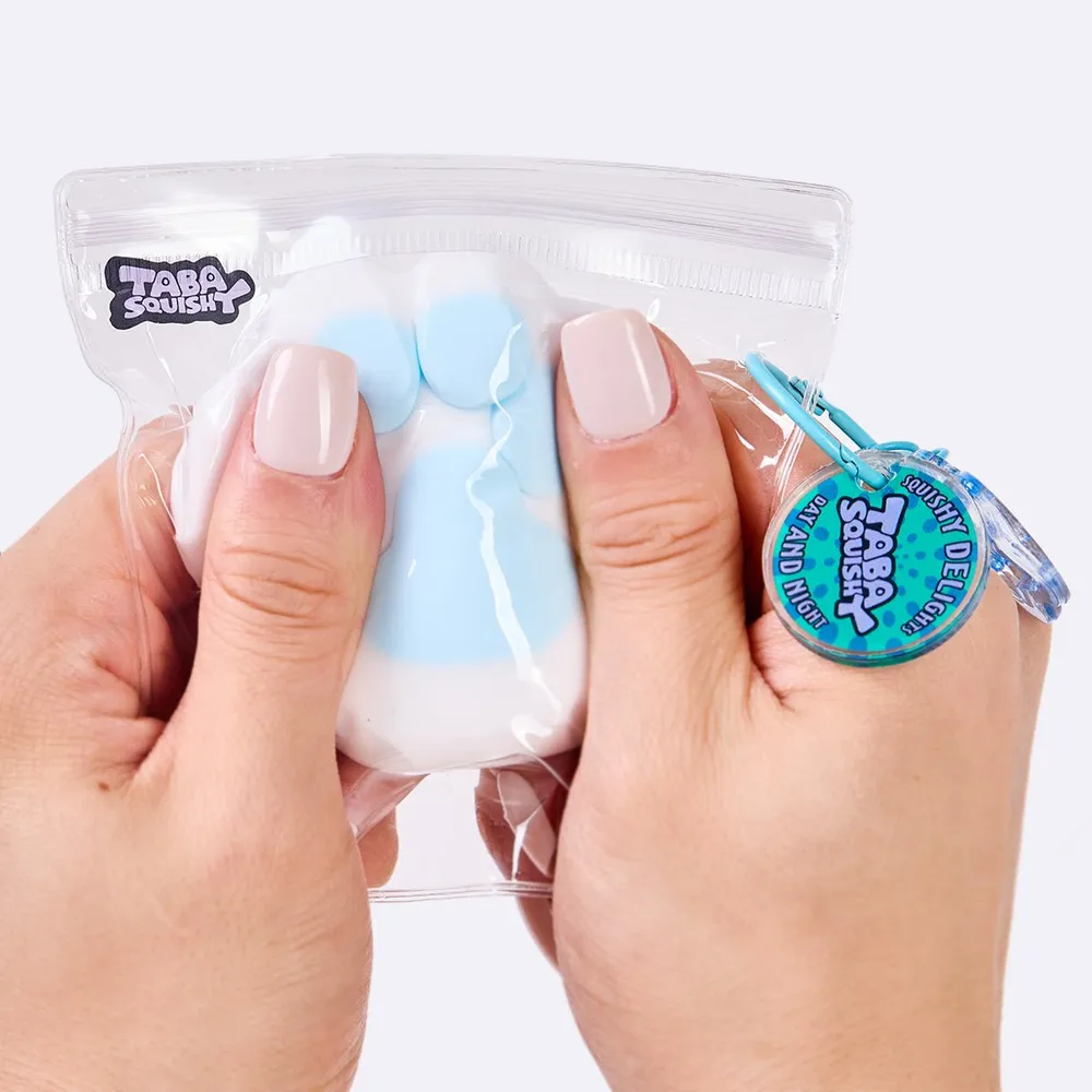 62g White-blue Paw Taba Squishy — photo 5