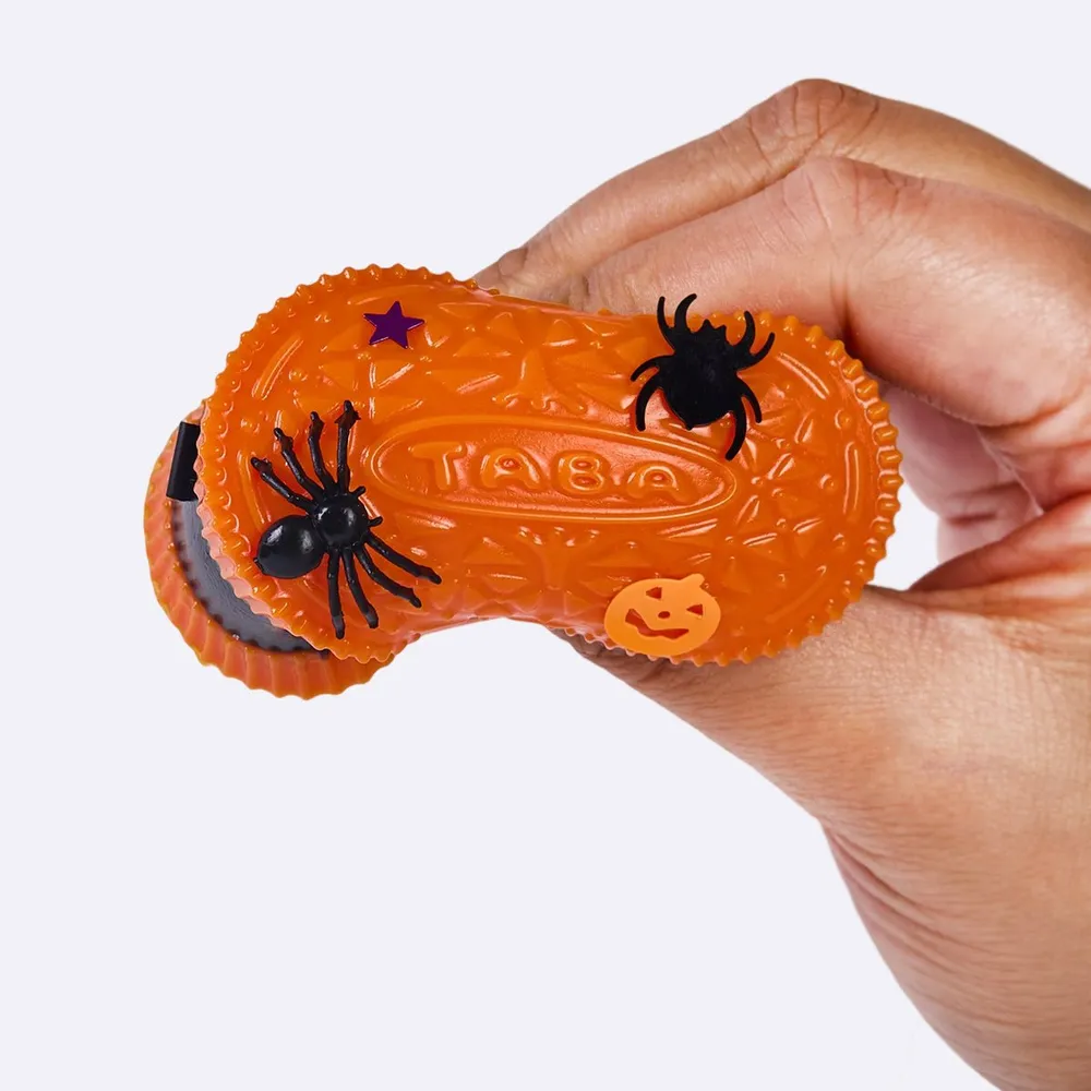 65g Orange-black Sandwich Cookie Taba Squishy — photo 3