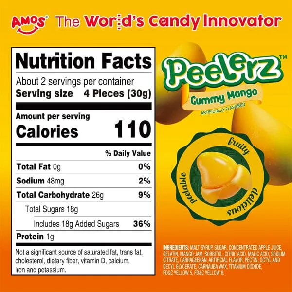 Amos 4D Peelerz Peelable Fruit Gummy Candy (6oz) Multiple Flavors — photo 4
