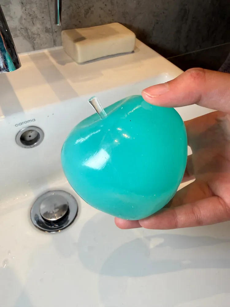 Aqua Apple Solid Fill (Zero bounce-back) Squish Fidget Toy(10 Days Wait)