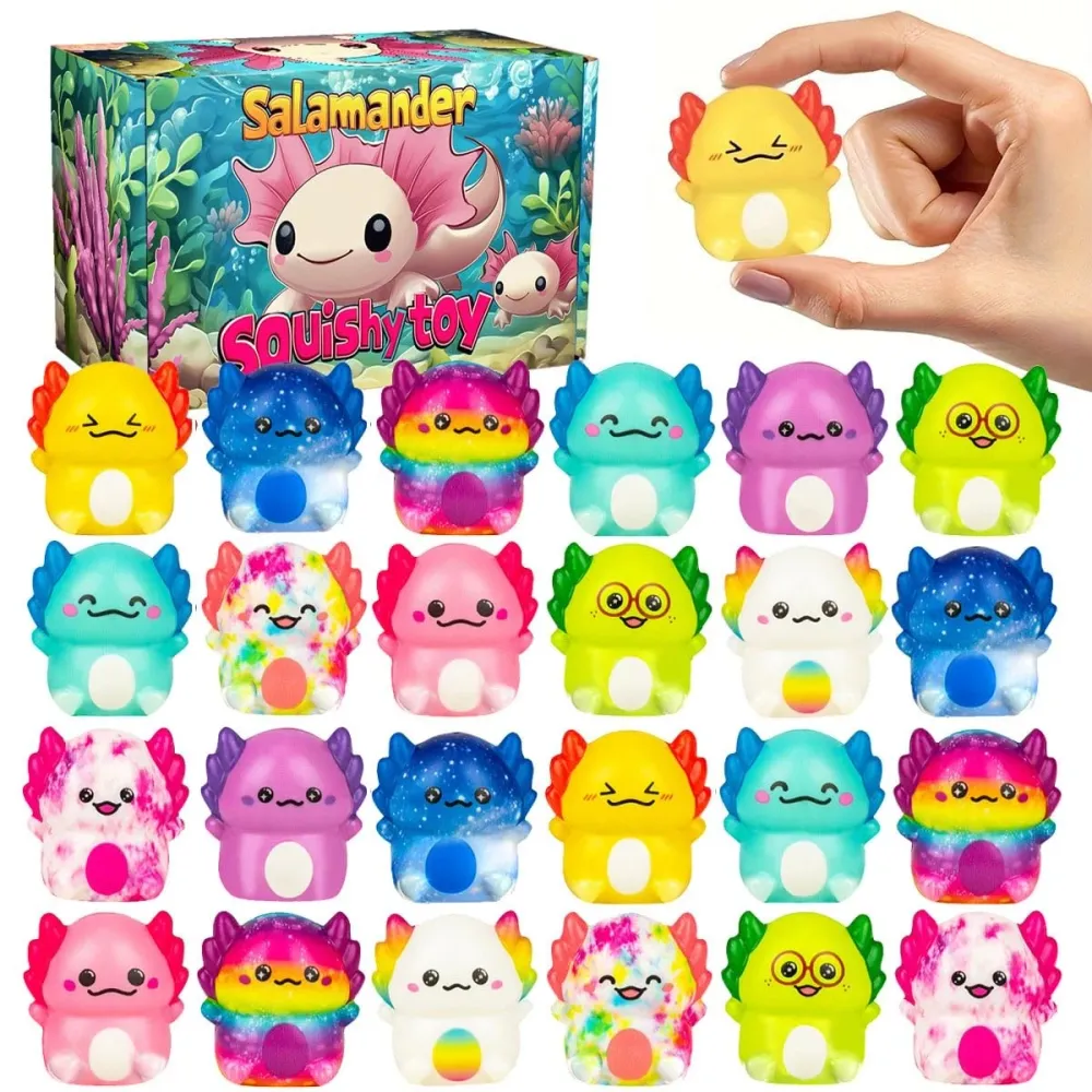 Axolotl Glitter Maltose Squishy — photo 2