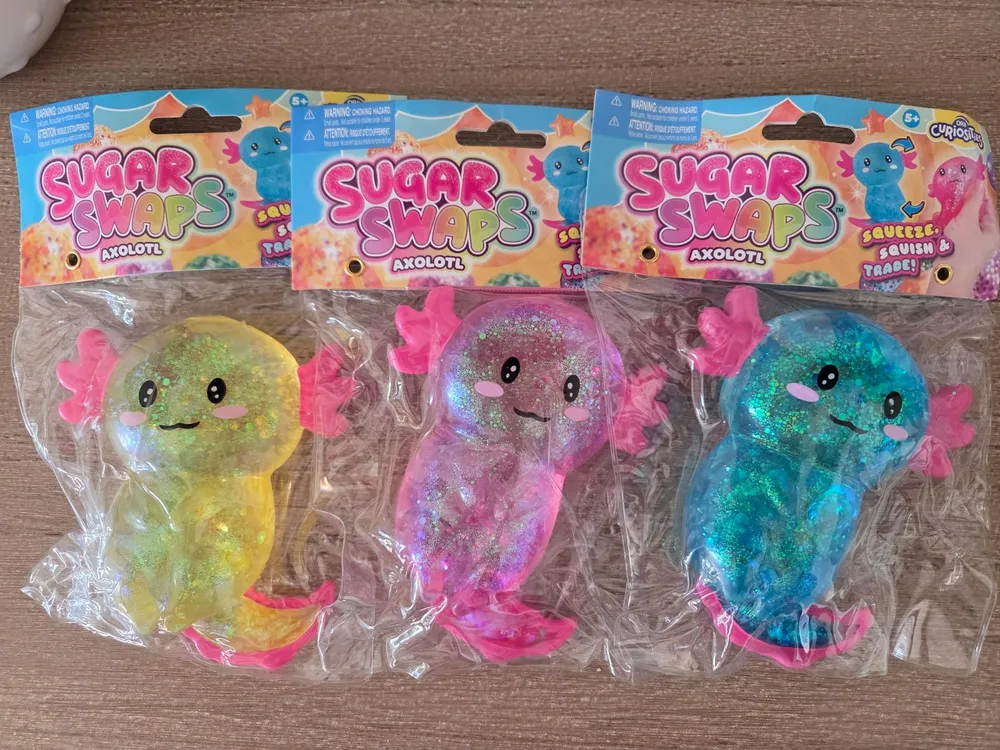 Axolotl Glitter Sugar Squishy — photo 4