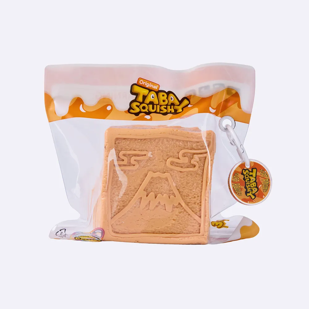 米色方形夹心饼干	Beige Square Sandwich Cookie Taba Squishy — photo 3