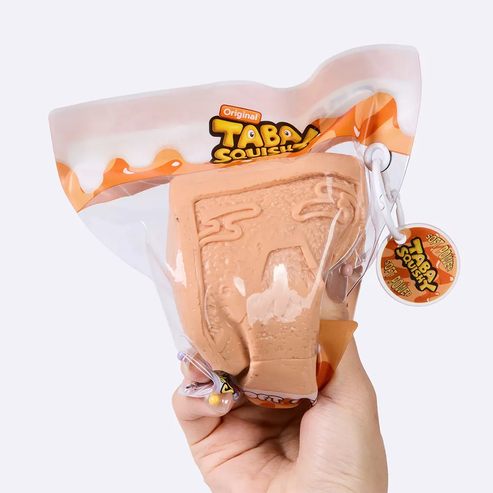 米色方形夹心饼干	Beige Square Sandwich Cookie Taba Squishy — photo 5