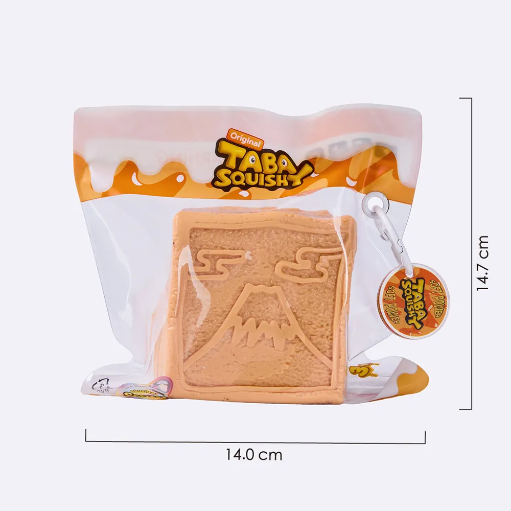 米色方形夹心饼干	Beige Square Sandwich Cookie Taba Squishy — photo 6