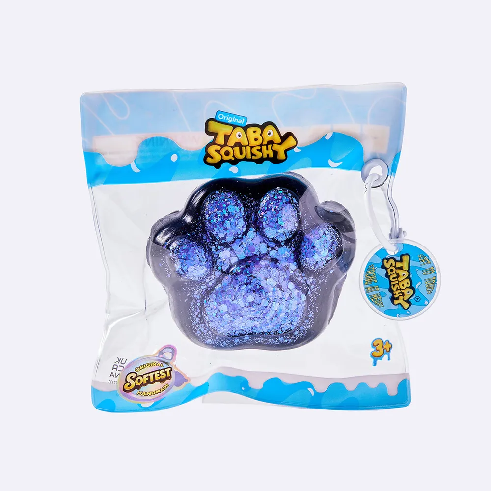 Black Blue Purple Glitter Cat Paw — photo 3