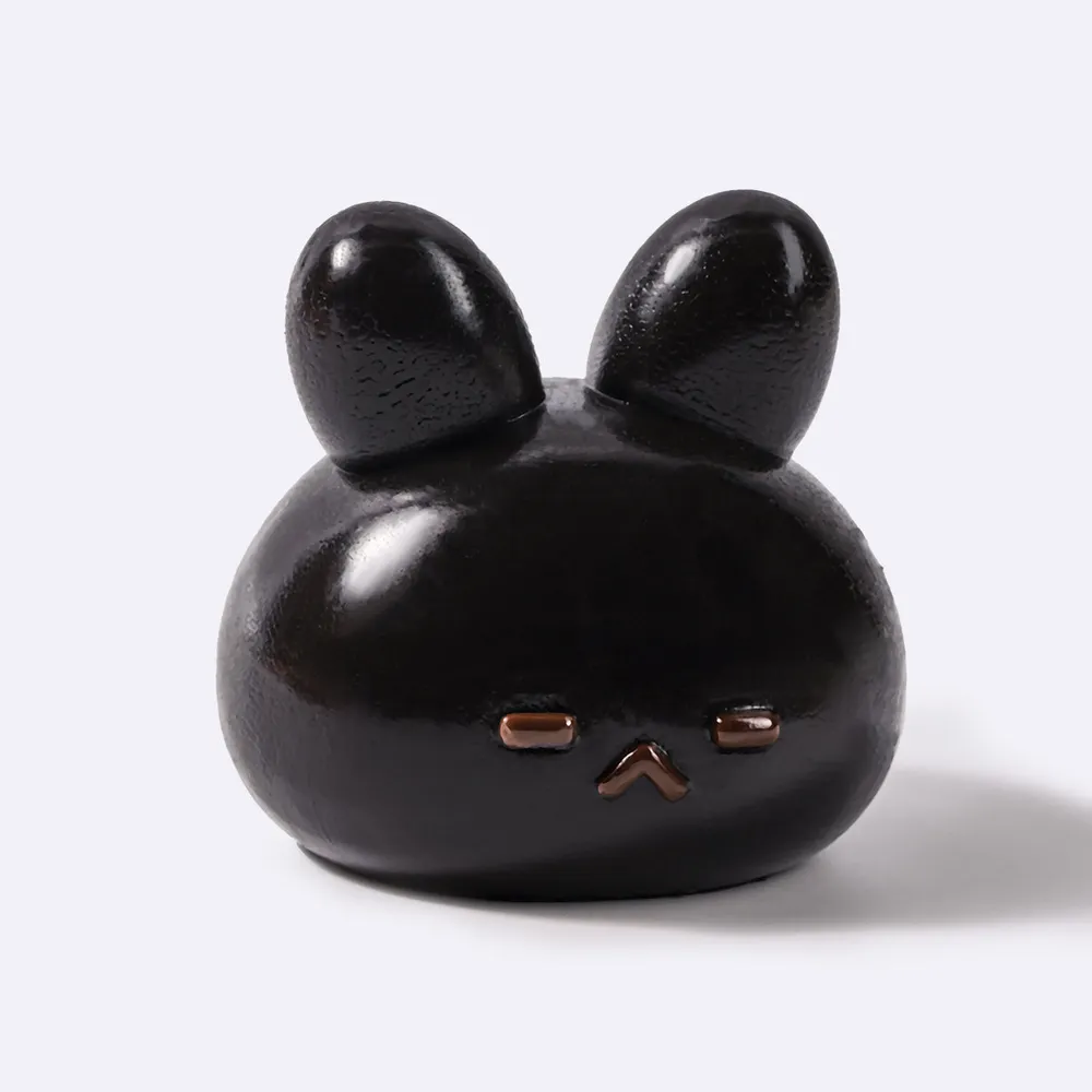 Black Bunny Mochi Taba Squishy