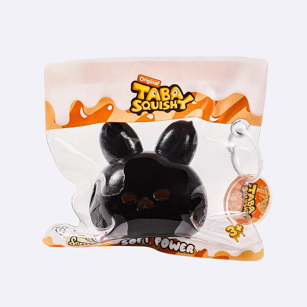 Black Bunny Mochi Taba Squishy — photo 3