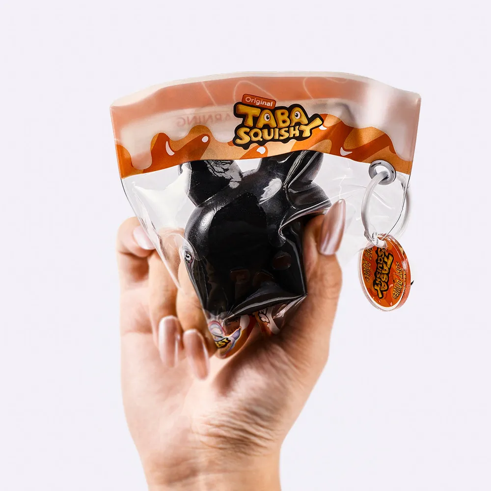 Black Bunny Mochi Taba Squishy — photo 5