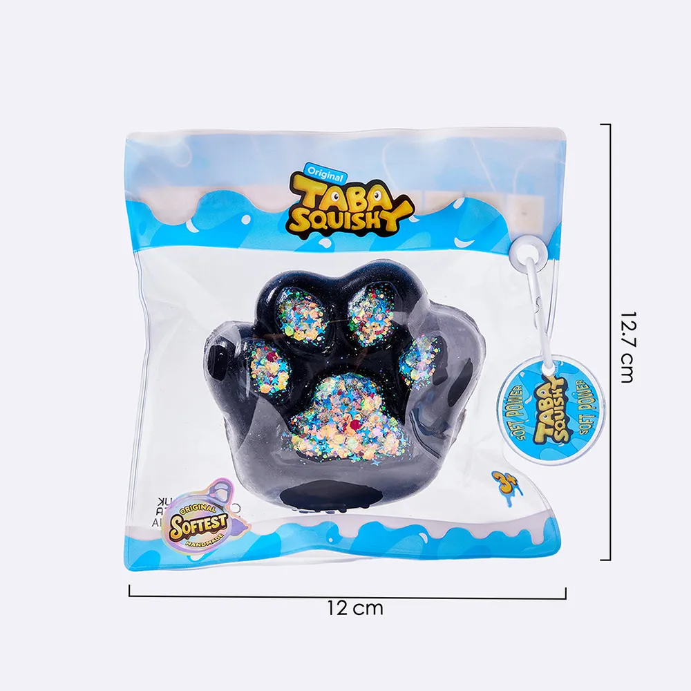 Black Rainbow Glitter Cat Paw — photo 6