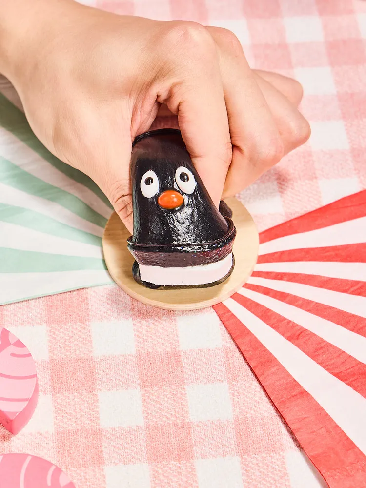 Black-white Sandwich Cookie Taba Squishy — photo 3