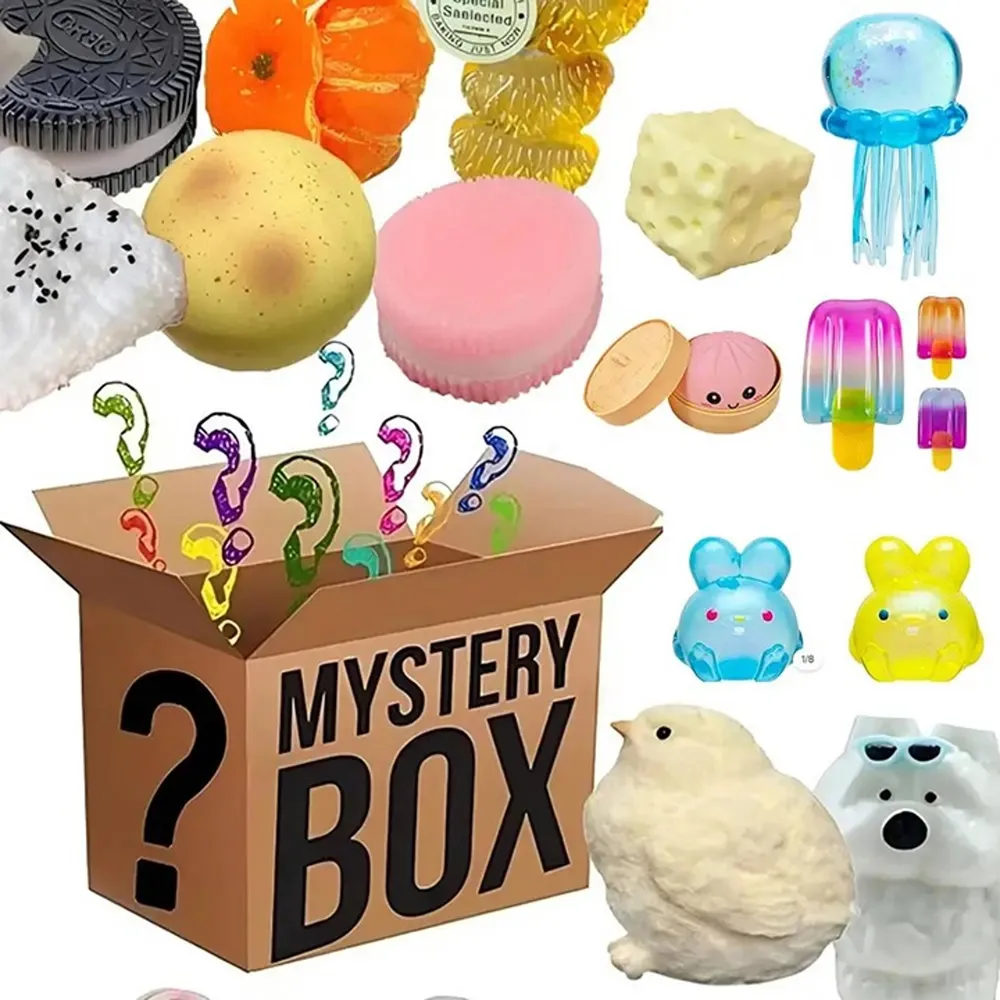 Blind Box Kawaii Cat Paw Mochi Squishy