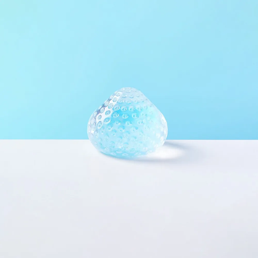 Blingbling Blue Little Strawberry Taba Squishy