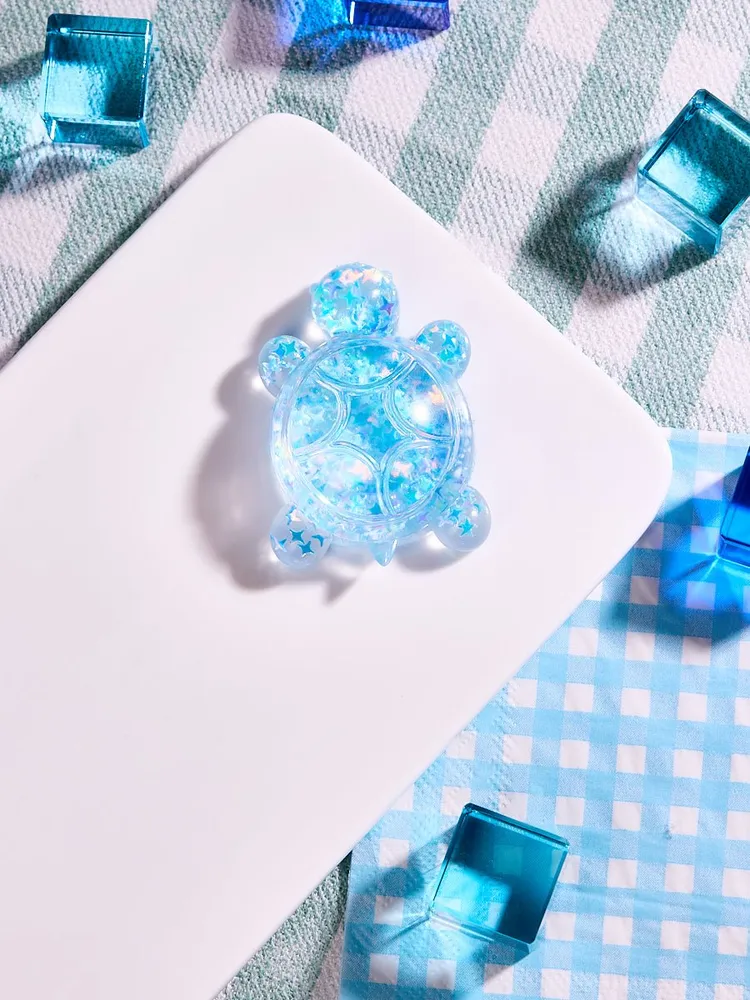 Blingbling Blue Turtle Taba Squishy — photo 3